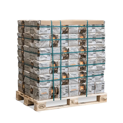 Rekord Braunkohlebriketts 10kg x 90 Paket 900kg Palette