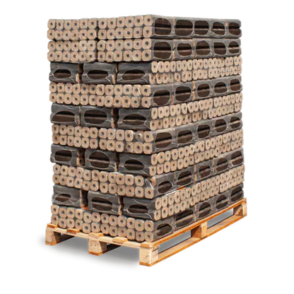 PiniKay Octagon 10 kg Intensives Flammenbild. ENplus A1 • Heizwert ≥ 5,0 kWh/kg • Asche: ≤ 1,0 %(EINE TONNE PALETTE 1000KG)